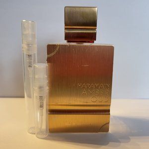 Amber Oud Gold Edition Al Haramain. In 10ml. Atomizer Decant.  Sample size